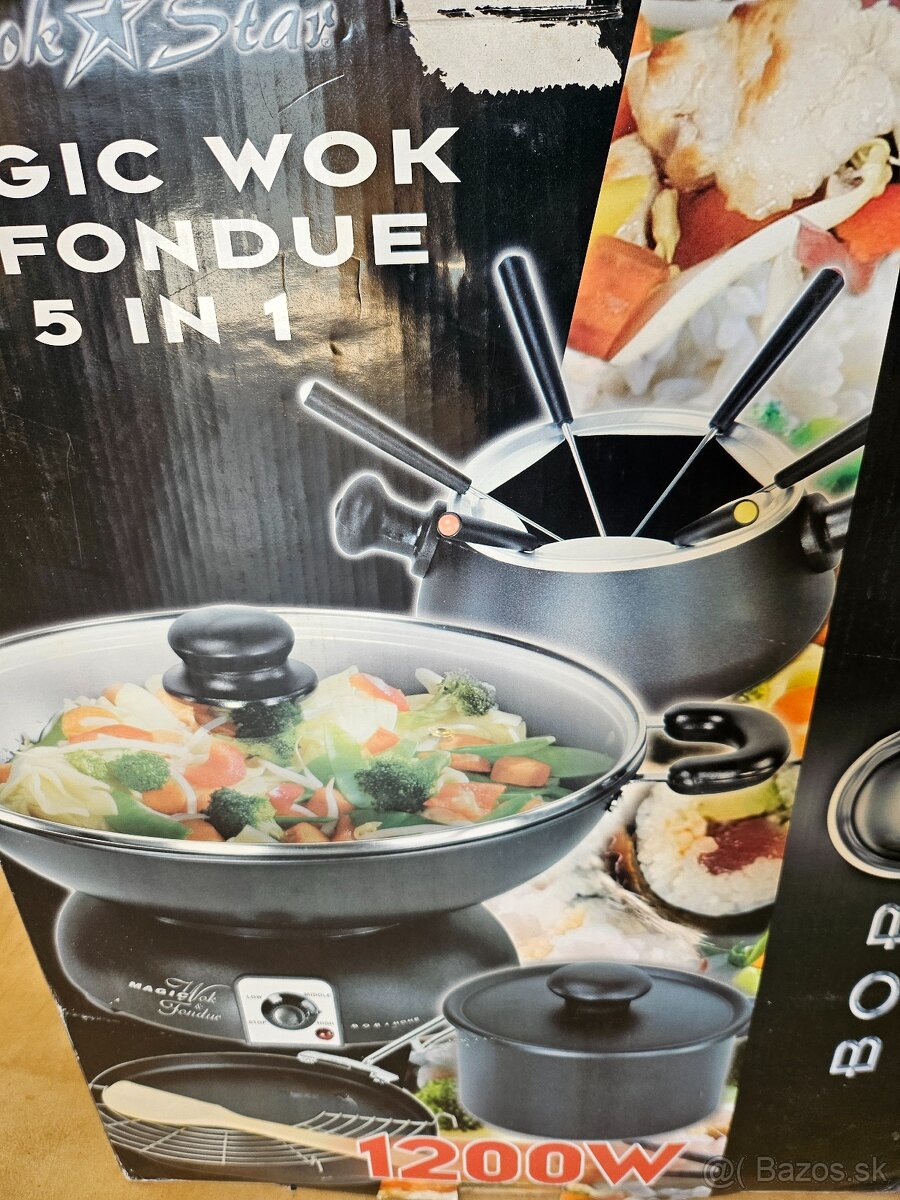 Magiic wok 5 in 1  elektrický nové zabalené