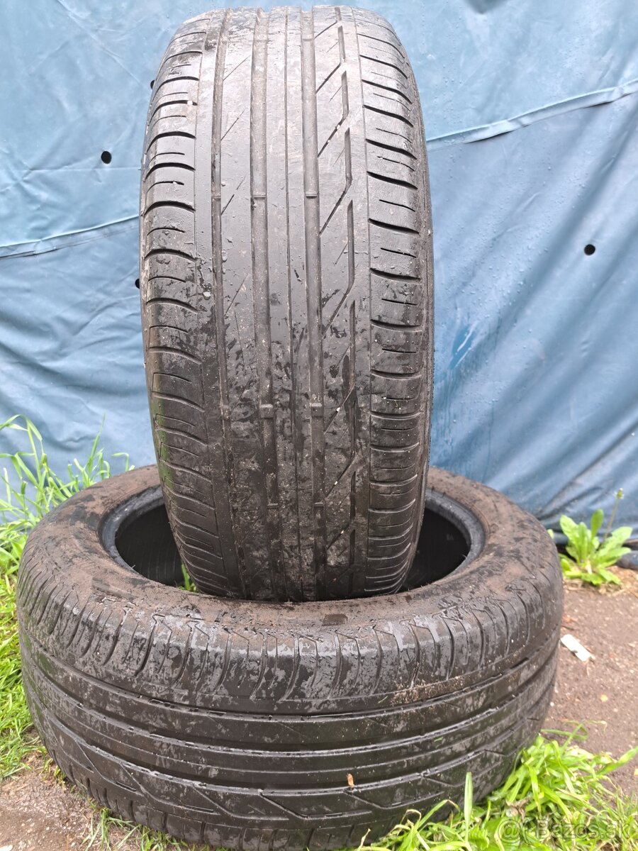 Ponúkam 2 letné pneumatiky Bridgestone Turanza 225/50 R18
