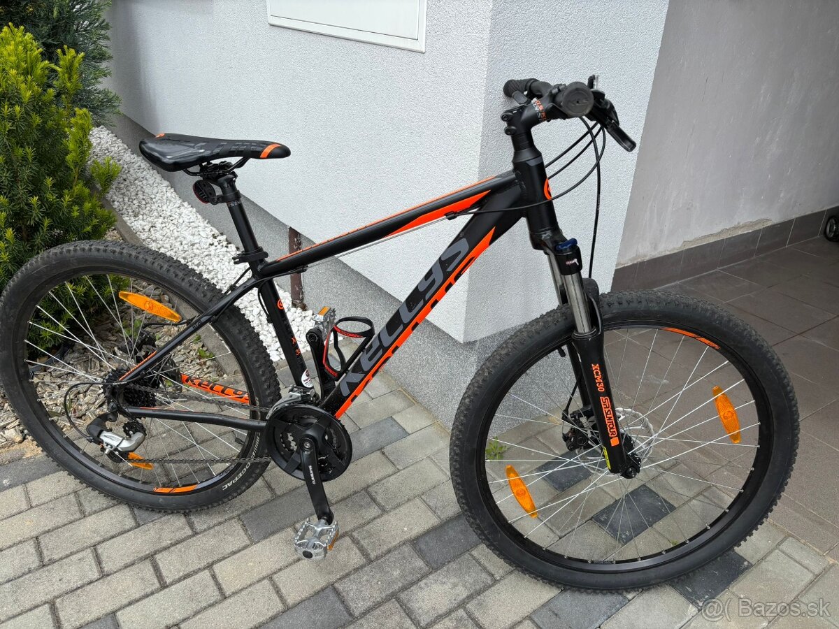 Kellys- SPIDER 30 BLACK 26" Horský bicykel
