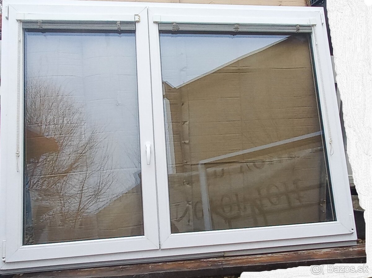 Predám použite plast. okna 201x151,208x157 ,111x151, 174x142