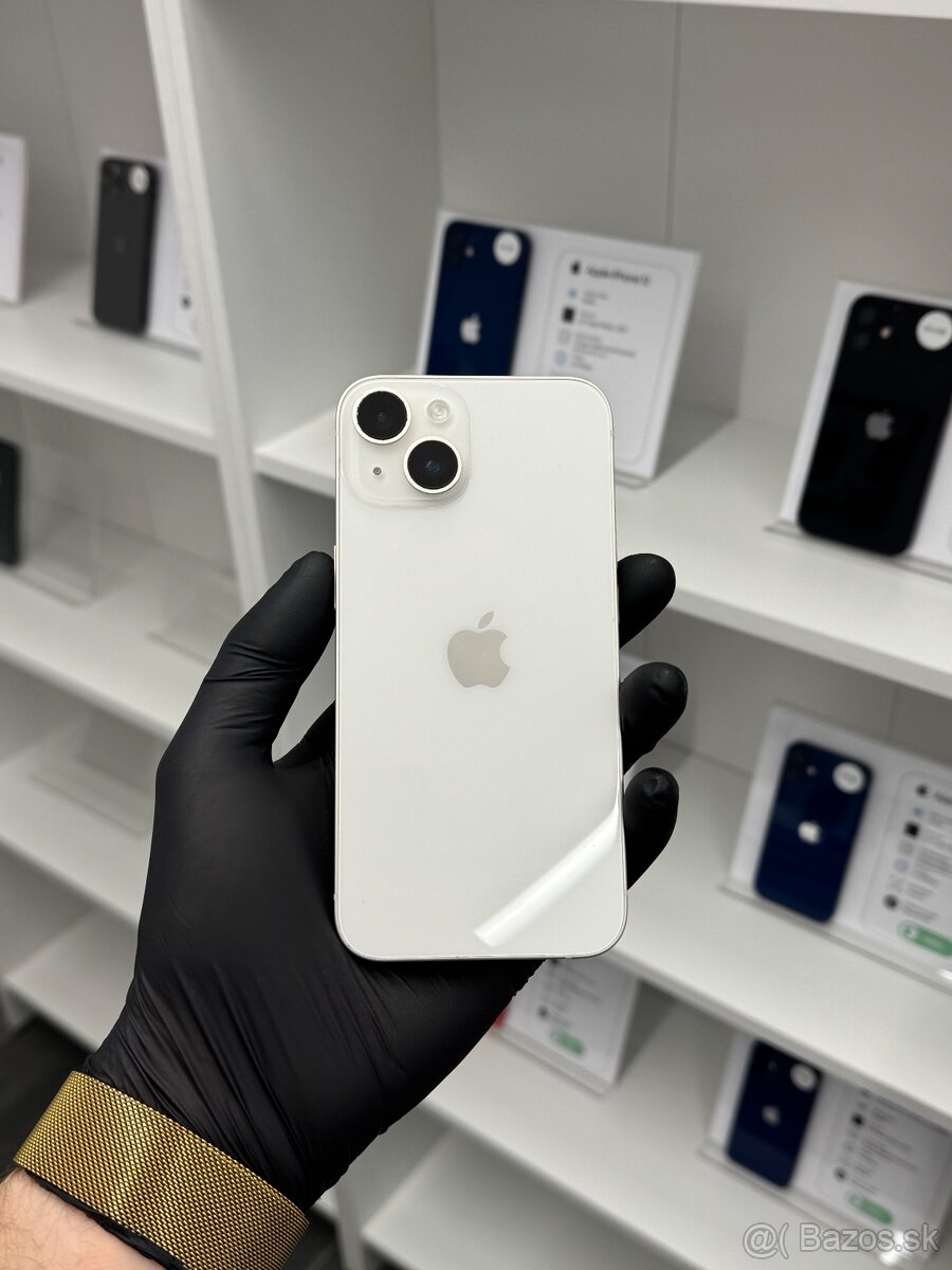 ZÁRUKA 2 ROKY / Apple iPhone 14 256GB Starlight, 100%