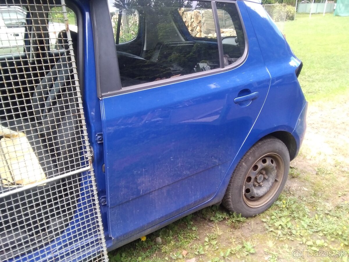 Fabia 2 skoda zadné ľavé dvere