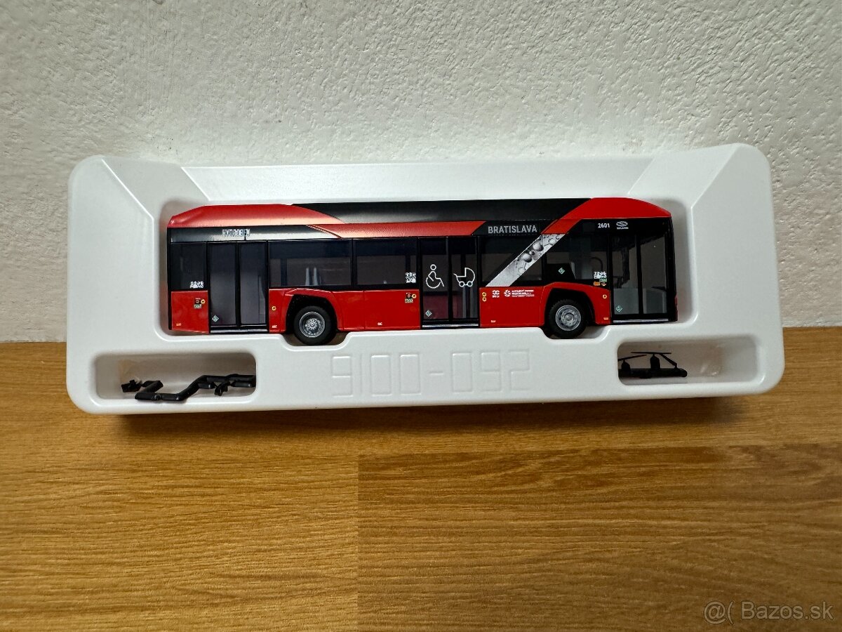 Vzácny model vodíkového autobusu Bratislava Hydrogen 1:87 –