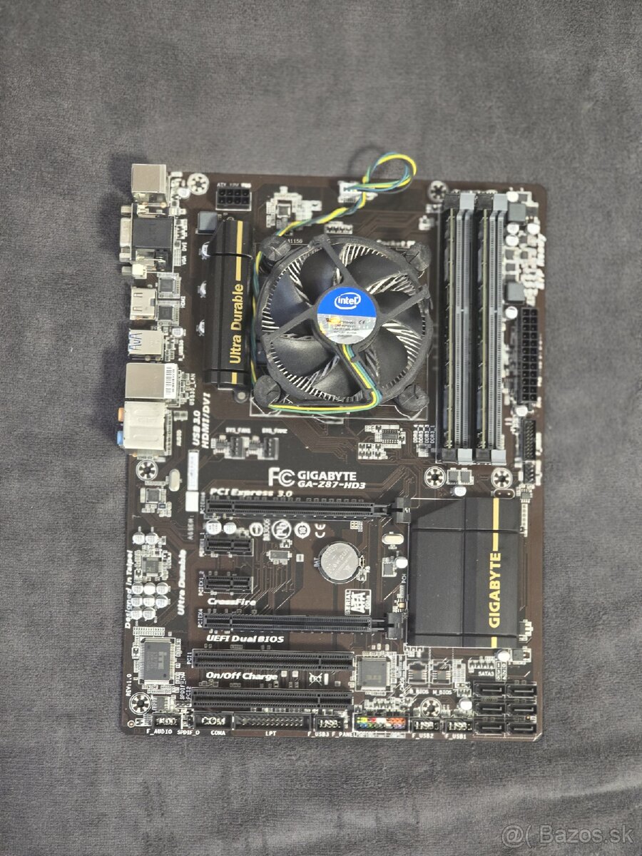 COMBO I7 4771 16GB DDR3 1333MHZ RAM + MATIČNÁ DOSKA