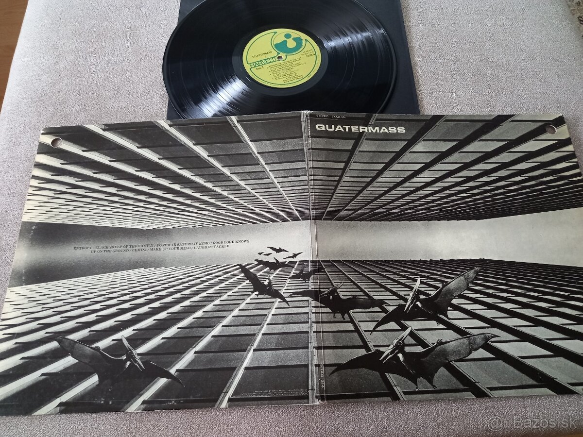 QUATERMASS „Quatermass „ /Harvest 1970/rozkl. obal USA press