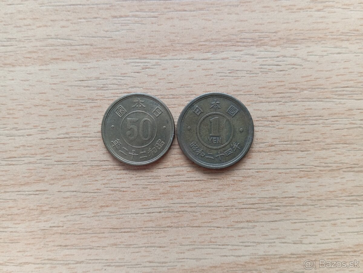 Japonské mince 1