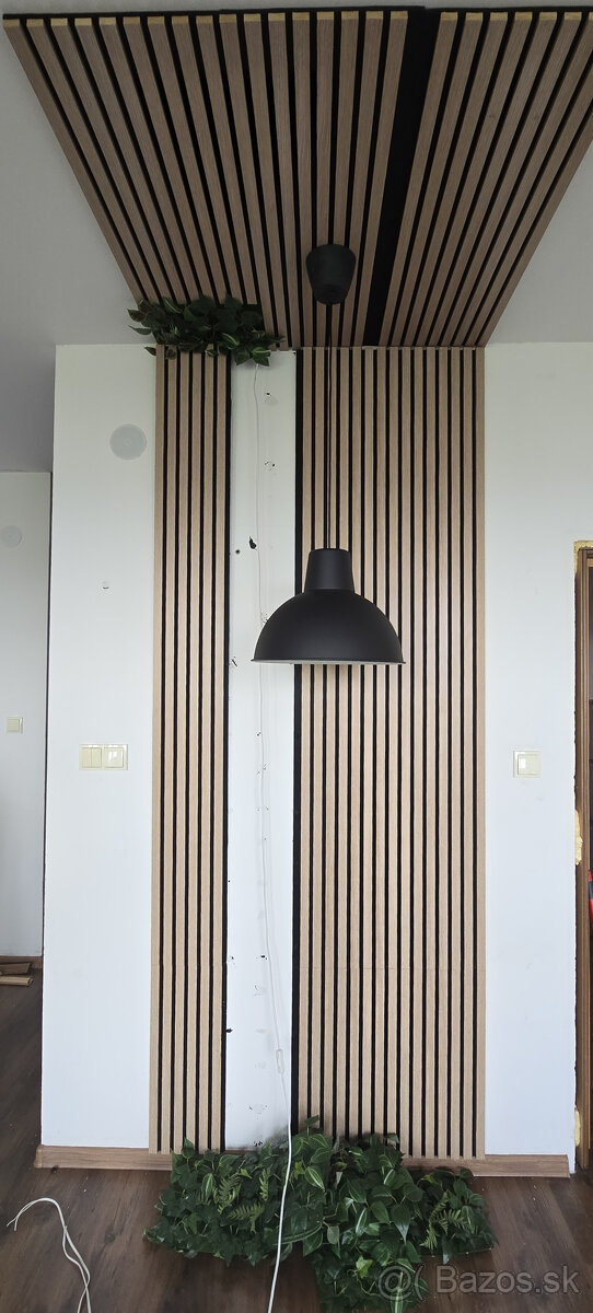 Rezervované - predám moderný drevený obklad na stenu
