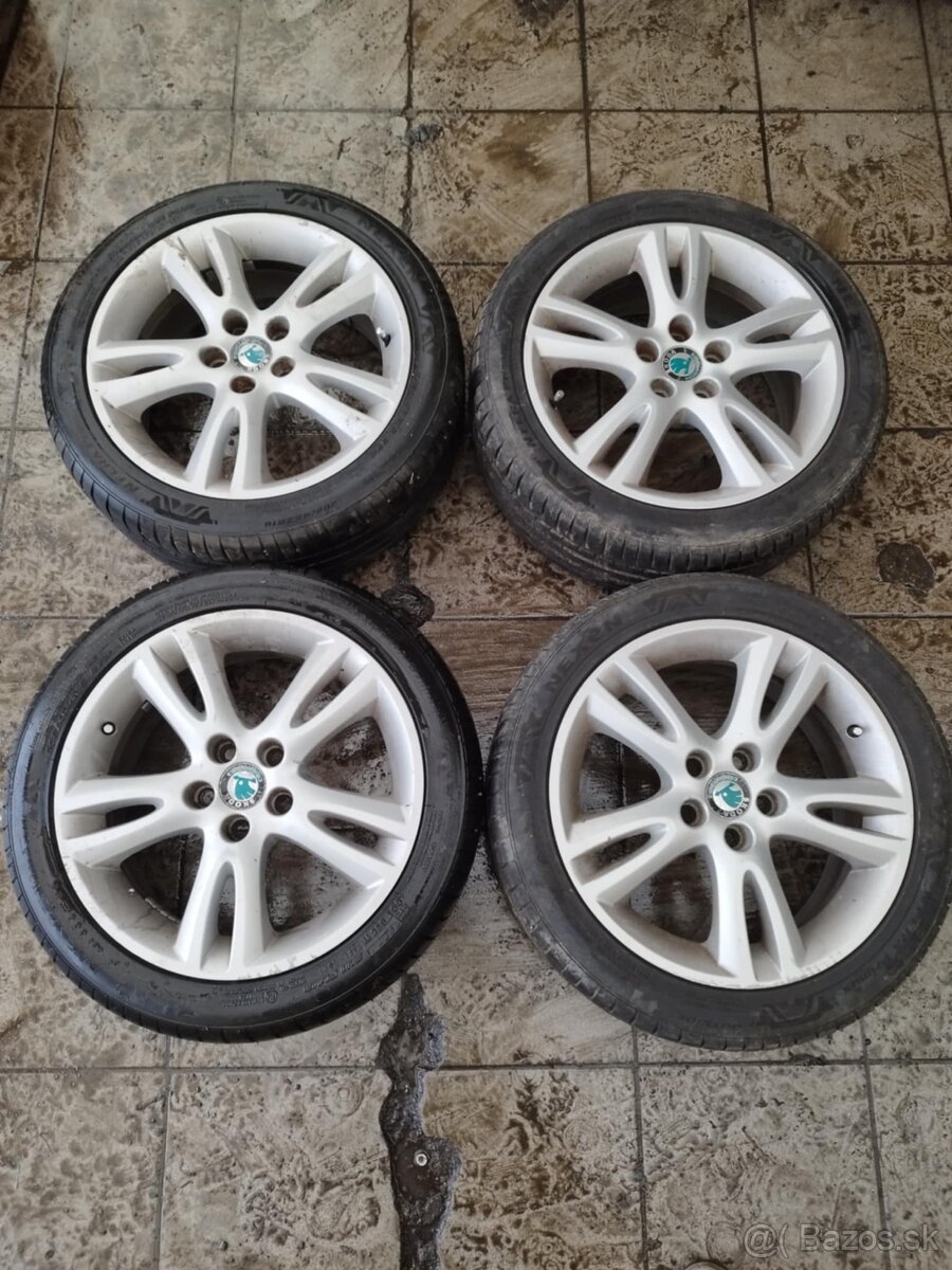 Predám elektróny 5x100 R16 s letnými pneu