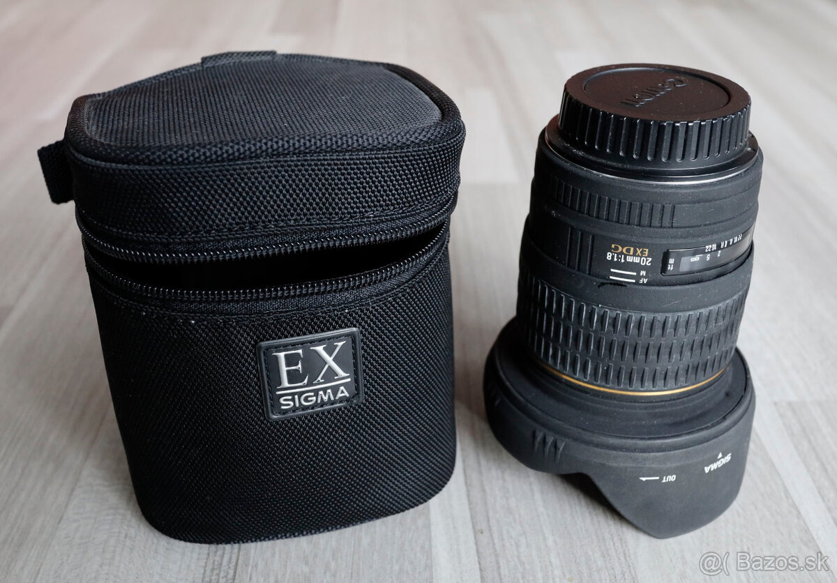 SIGMA 20mm f1.8 pre Canon