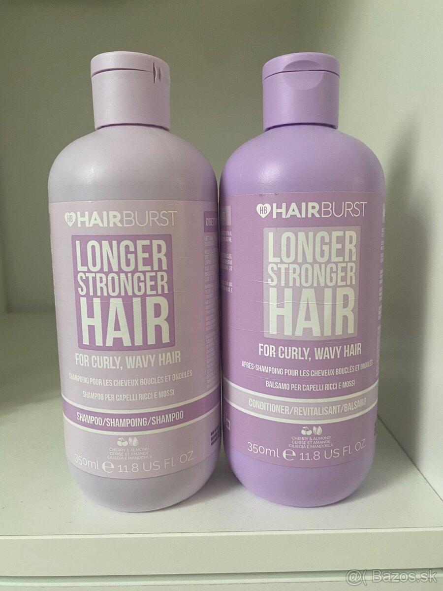 Hairburst šampón a kondicionér na kučeravé vlasy