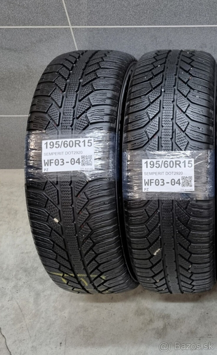 Zimné pneumatiky 195/60 R15 SEMPERIT