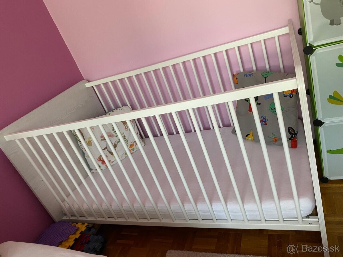 Detská postieľka 140 x 70 cm vrátane matraca
