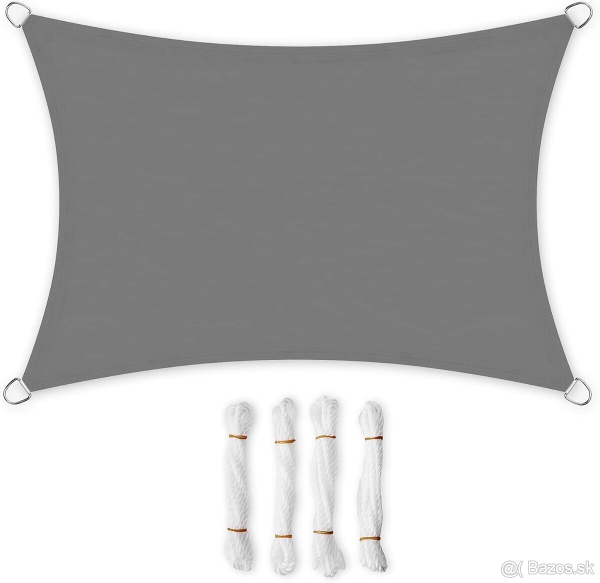 SONGMICS tieniaca plachta–sivá, vodoodolná, nová