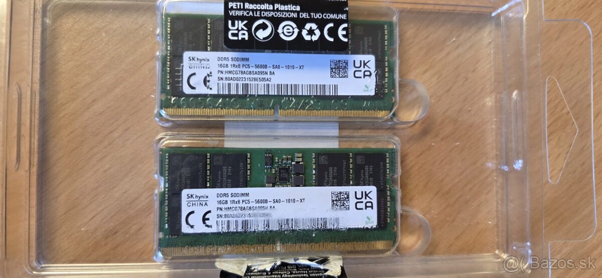 32GB DDR5 SODIMM kit (2x16GB) NOVE