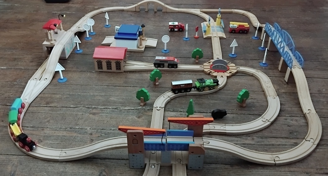 Predám sadu dreveného vláčika