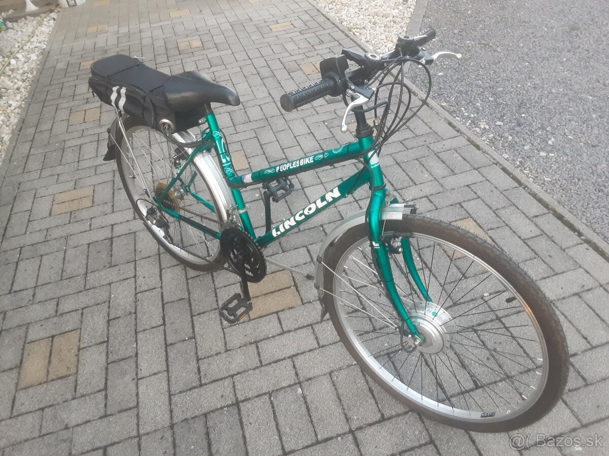 Elektrobicykel 250W + plyn