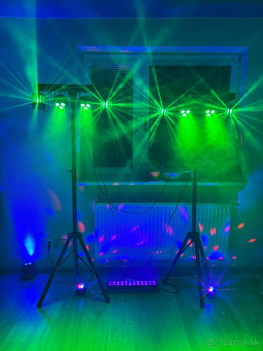 Zdravím predám svetelnú zostavu party LED svetiel