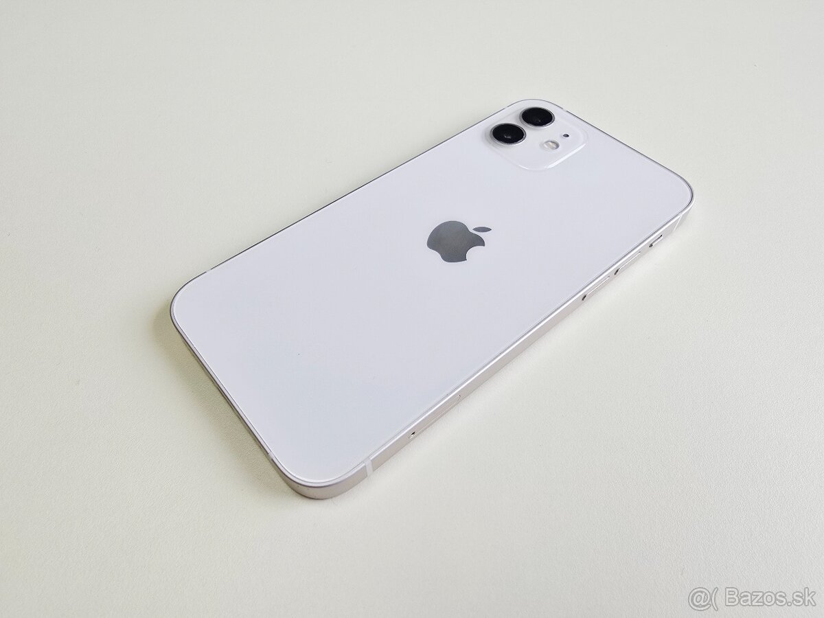 Apple iPhone 12 64GB White,KAPACITA BATÉRIE 100%