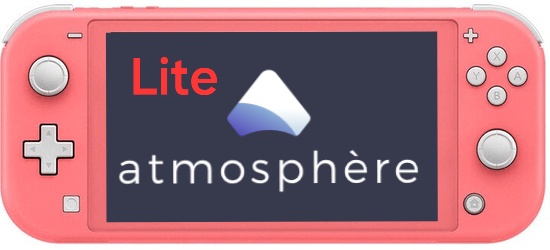 Nintendo Switch Lite 256GB Coral AMS Atmosphère/Hekate