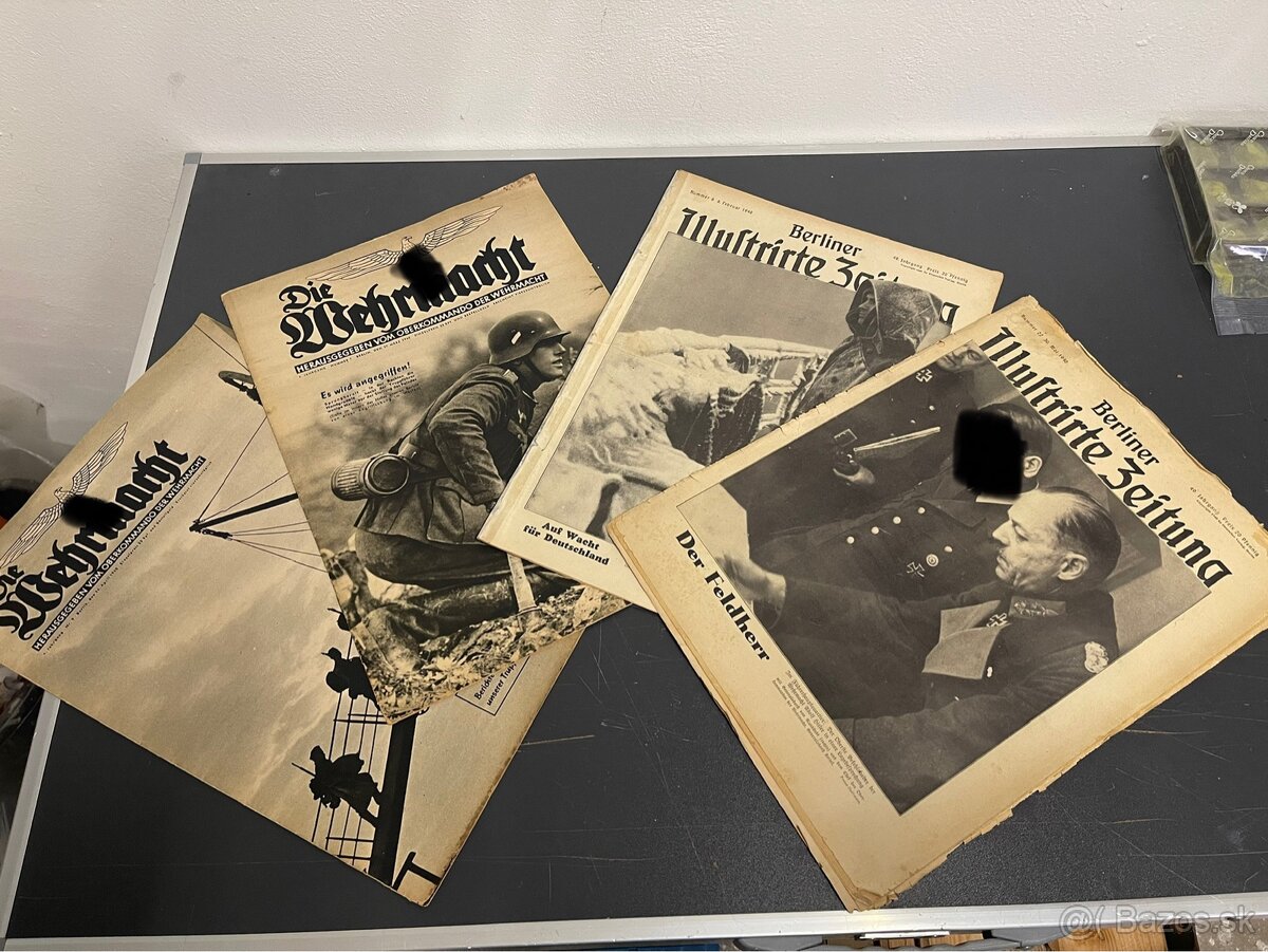 Nemecké wehrmacht vojenské noviny 2 svetová