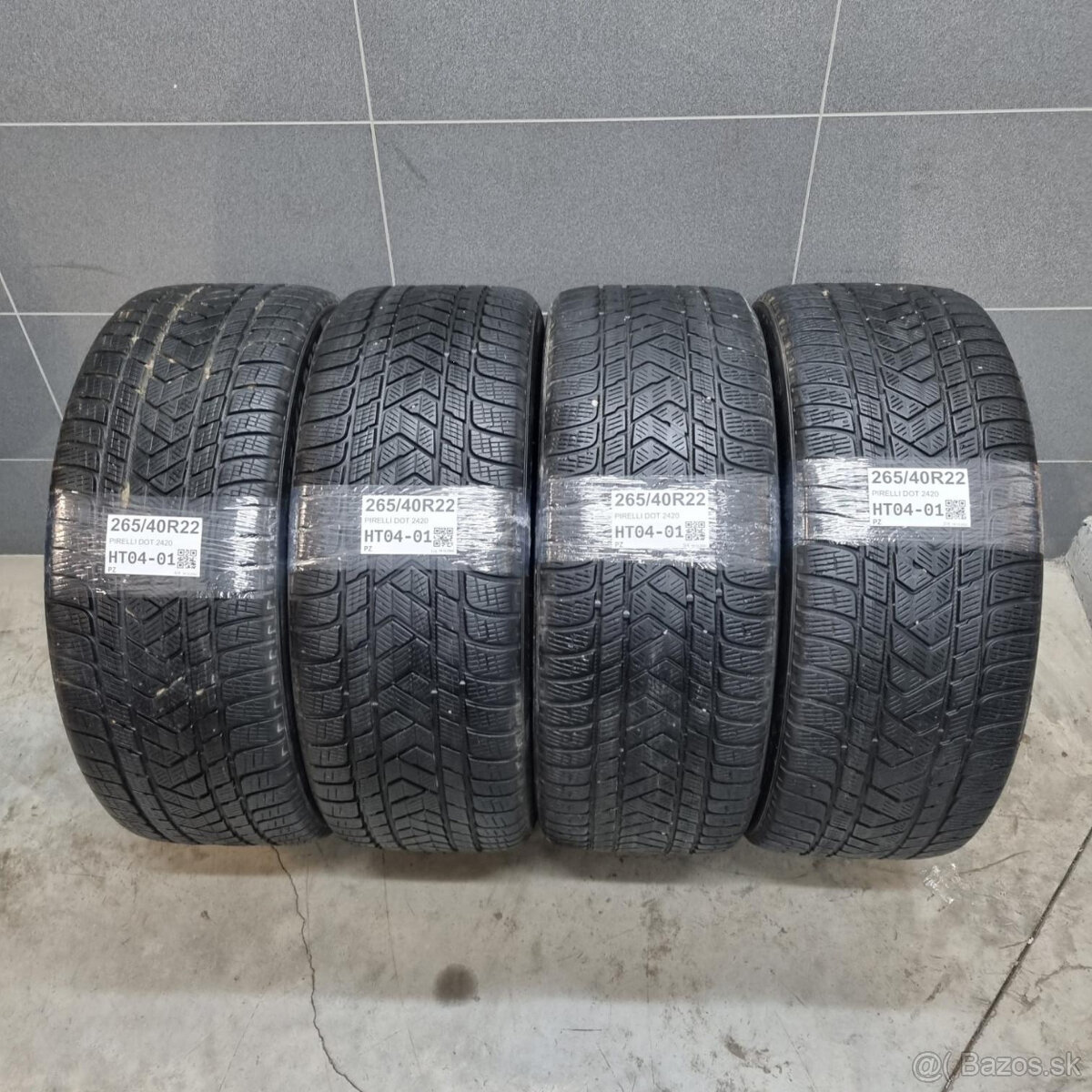 Zimné pneumatiky 265/40 R22 PIRELLI DOT2420