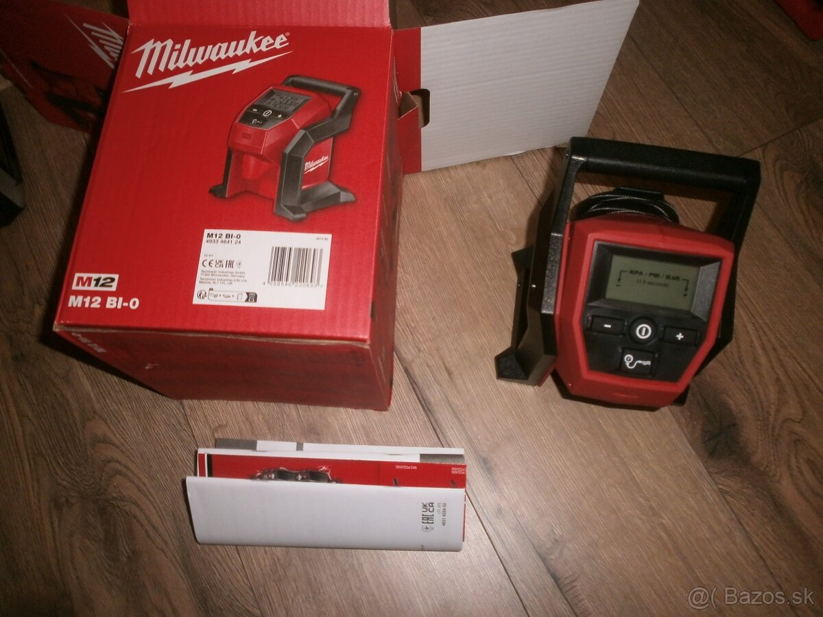 MILWAUKEE M12™ Aku kompaktný kompresor M12BI-0