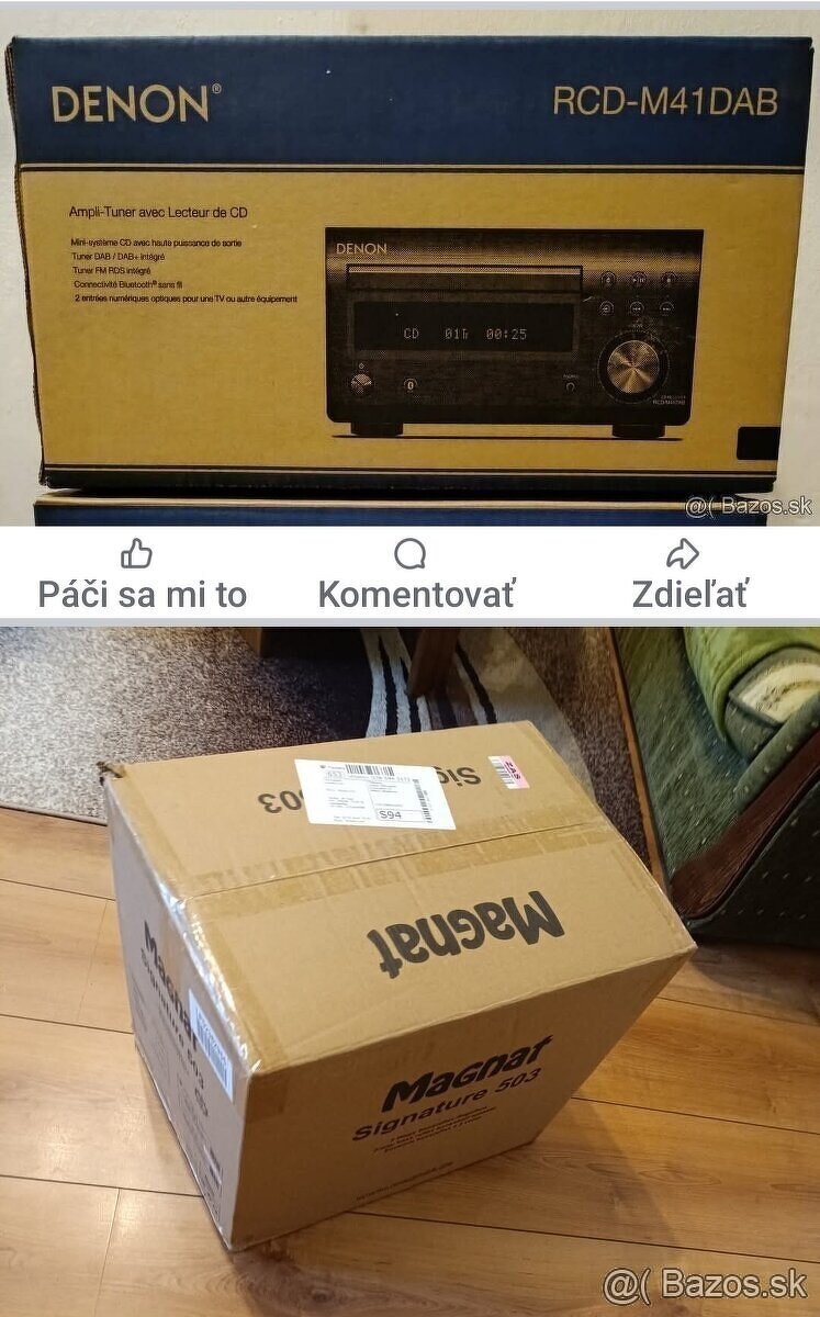 Nový DENON RCD-M41 DAB Receiver +Magnat Singature 503