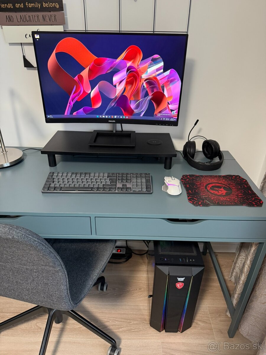 Herný PC + zakr. monitor 27" Philips + prémiové prísl.