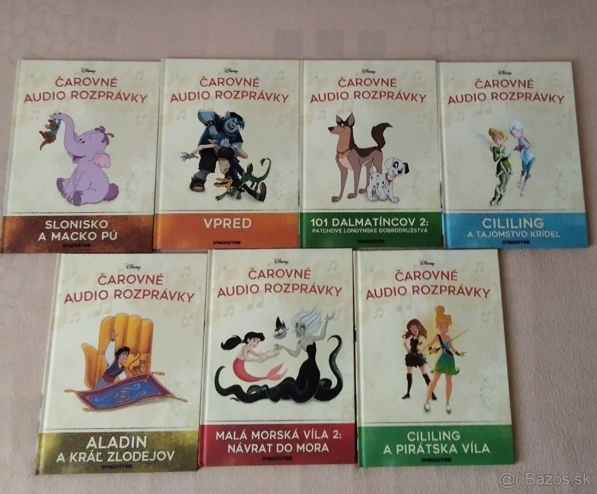 Deagostini Disney čarovné audio rozprávky (LEN KNIHY)