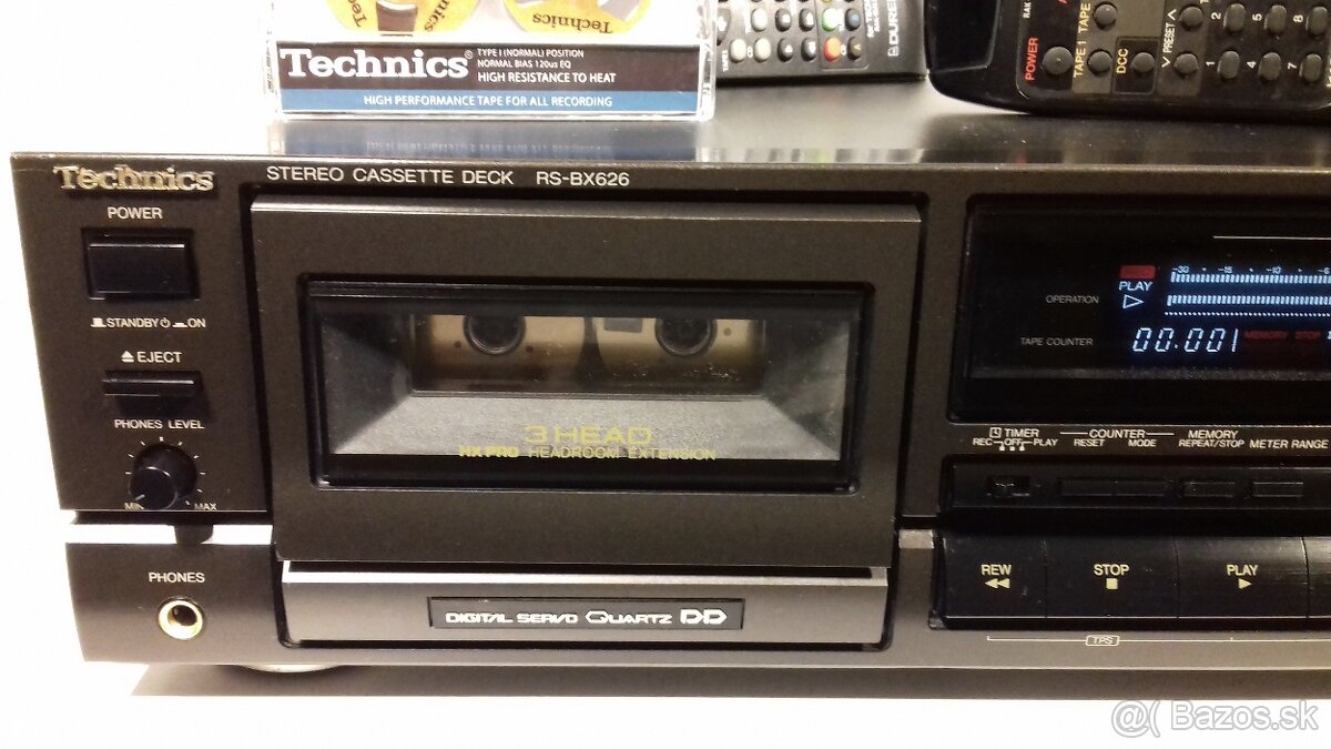 ClassAA spickovy deck 3-hlavy TECHNICS RS-BX626, JAPAN, AK31