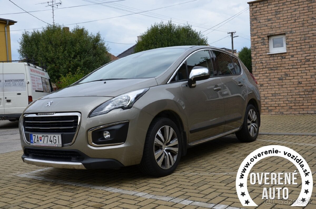 Peugeot 3008 1.6L diesel, auto v super stave, Overené
