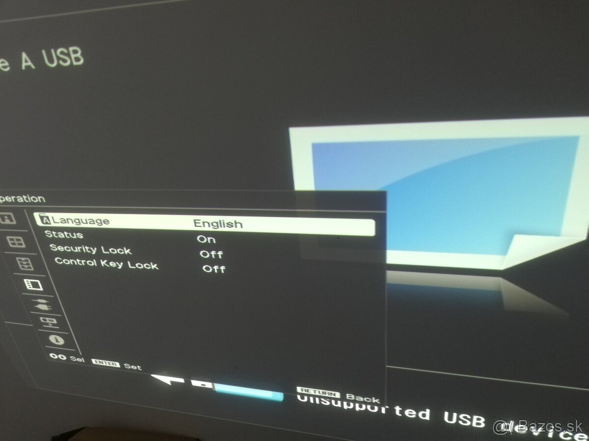 Projektor do kancelárie Sony VPL - SW630 + ovládač