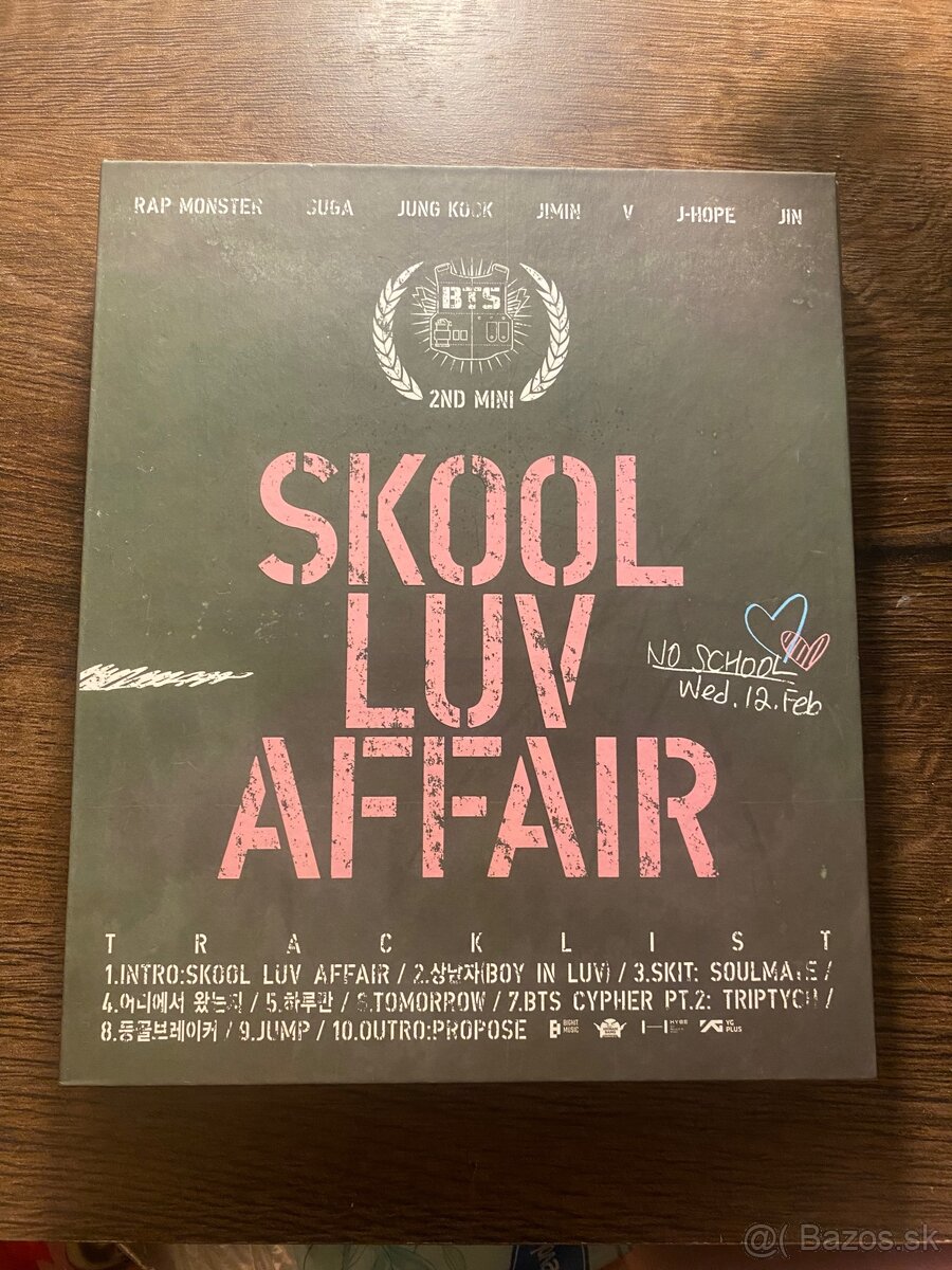 bts skool luv affair album