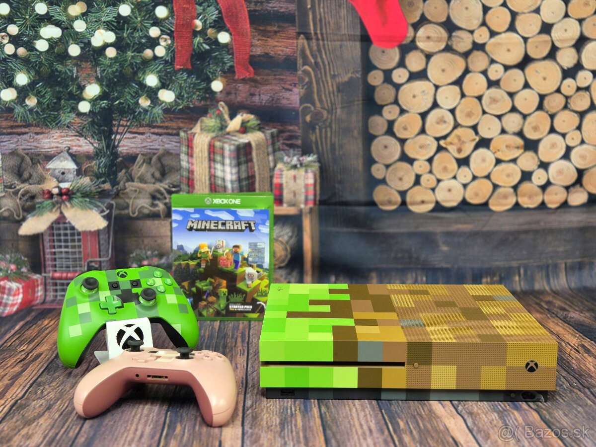 Xbox One S 1TB Minecraft, 1 ovládač a hra