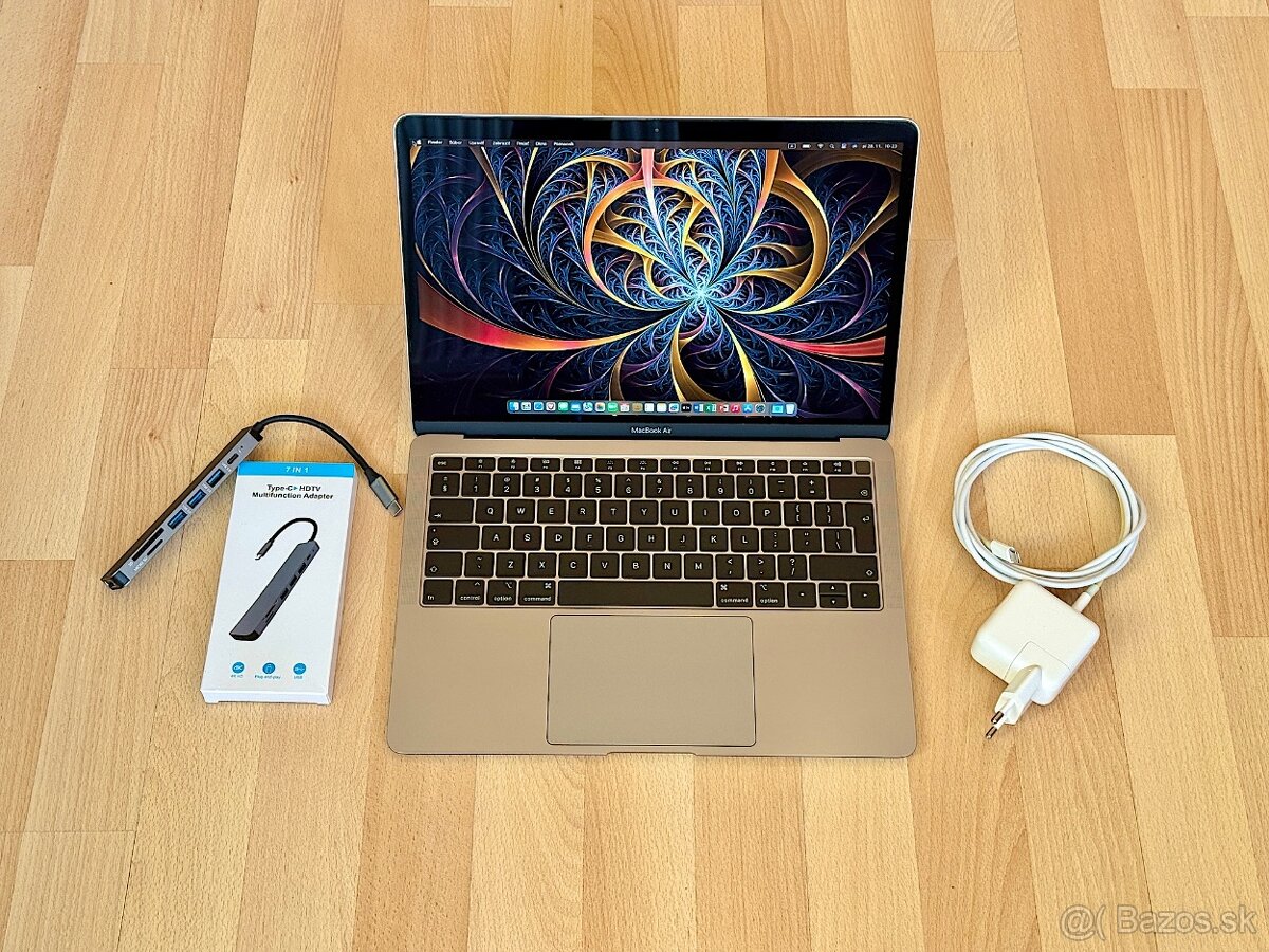 MacBook Air 13", typ A1932, Výdrž batérie 6 hod.