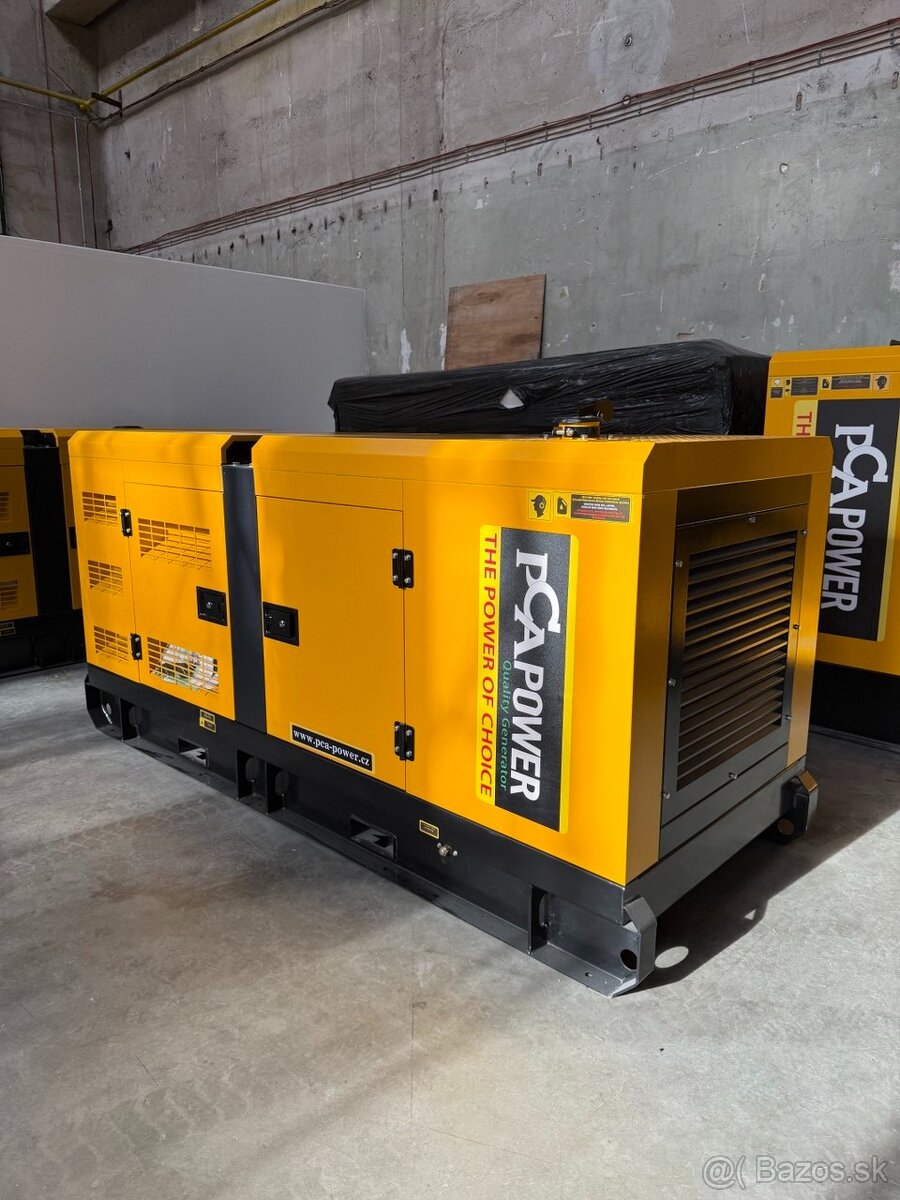 Naftová elektrocentrála PDE-66 kVA s ATS.