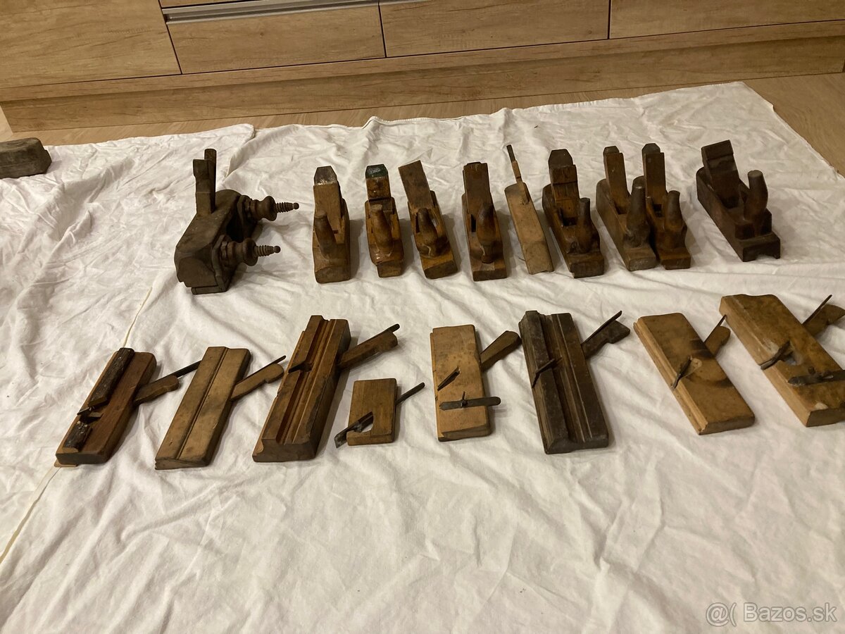 Drevený hoblik, drevené svorky