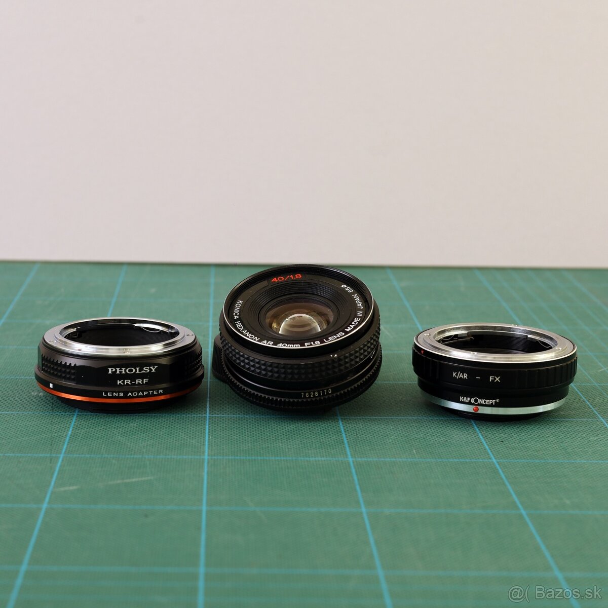 Predám objektív Konica Hexanon AR 40mm/1.8+redukcie