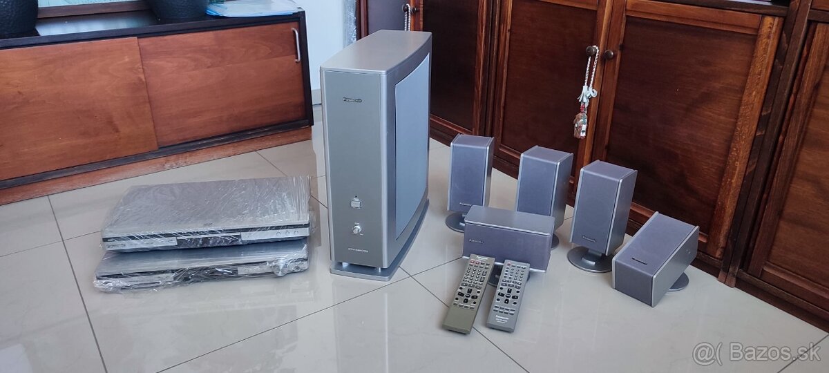 Predam DVD prehravac + zosilovac+ sadu repro panasonic