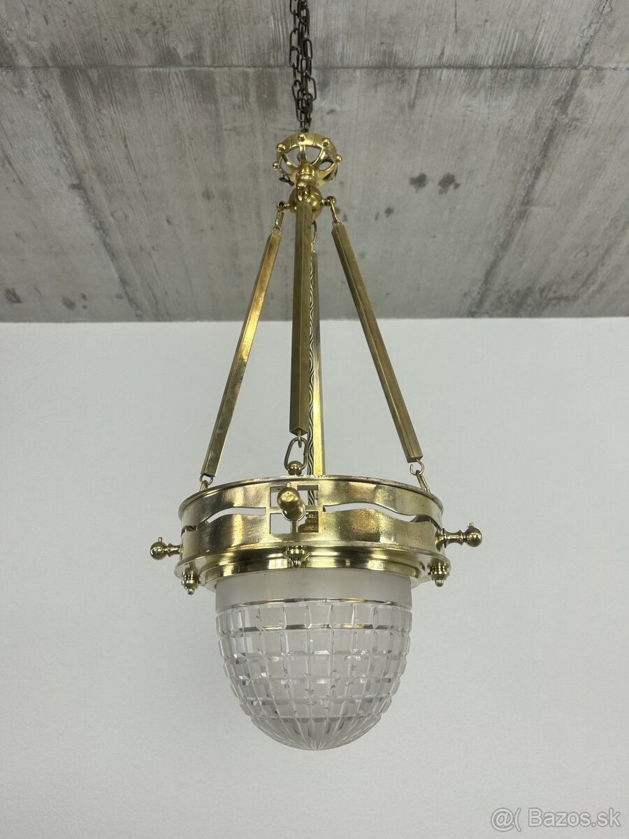 Secesná závesná lampa Jutta Sika - Kolo Moser