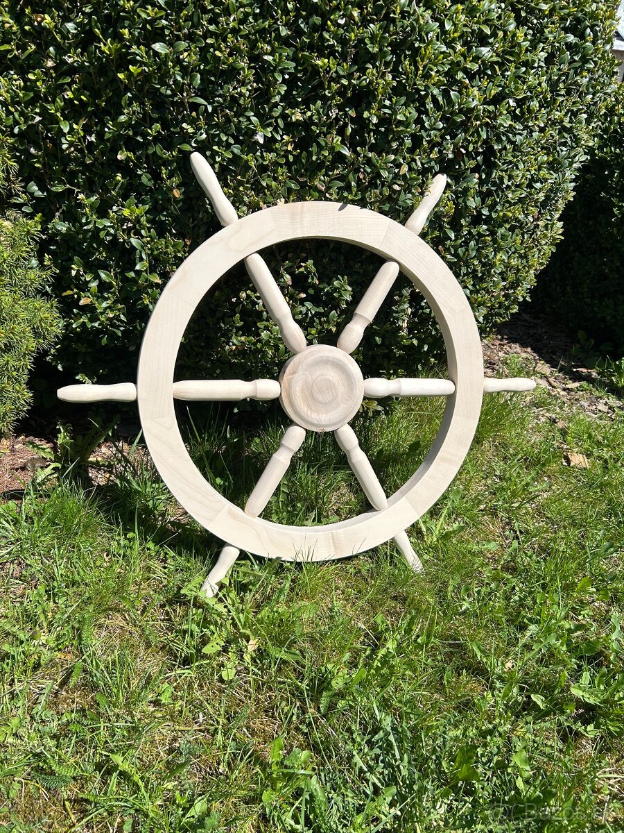 Drevená dekorácia - Námornícke Kormidlo 70 cm
