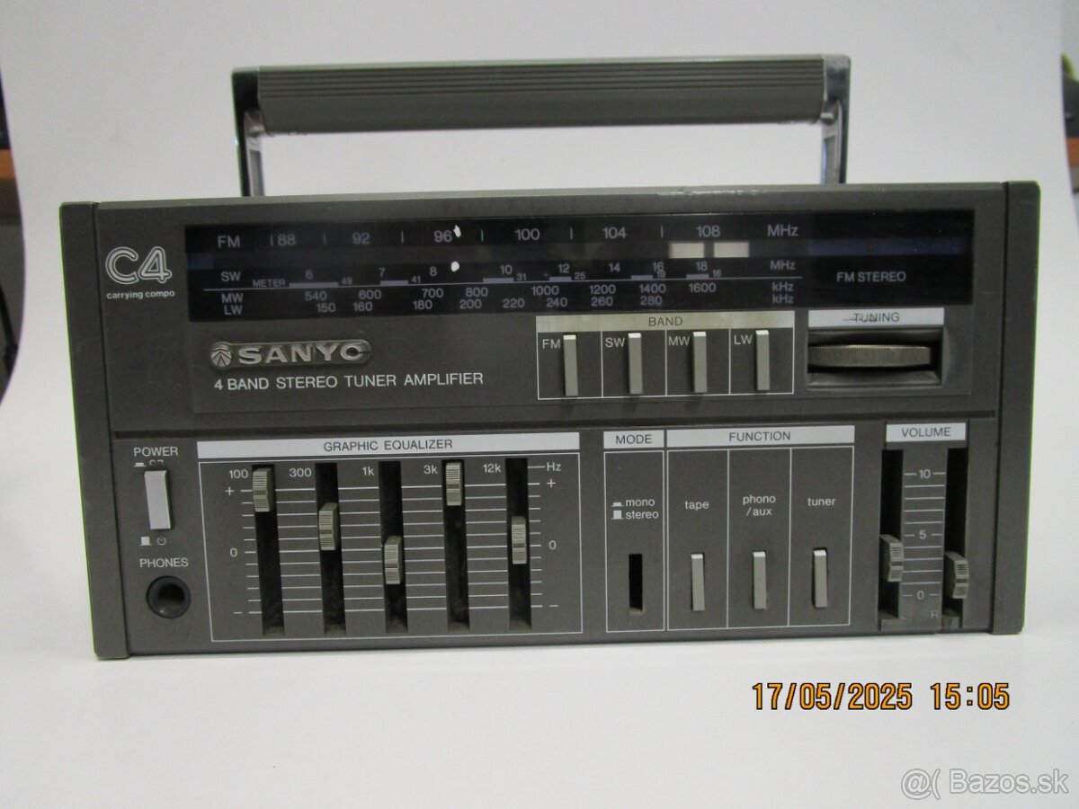 PREDAM RETRO TUNER SANYO MODEL C4R ZA 25€