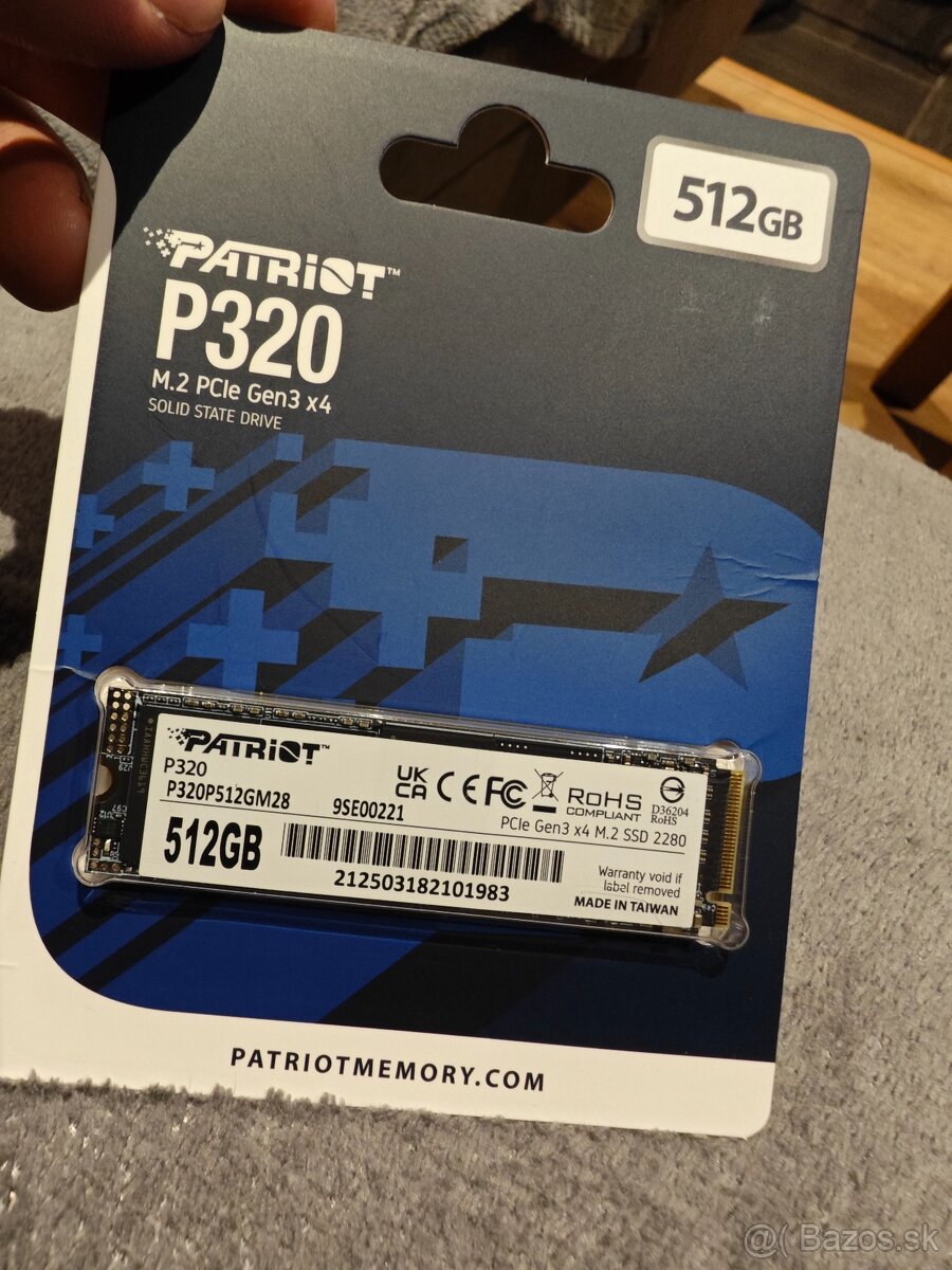 Patriot p320 512gb SSD nvme