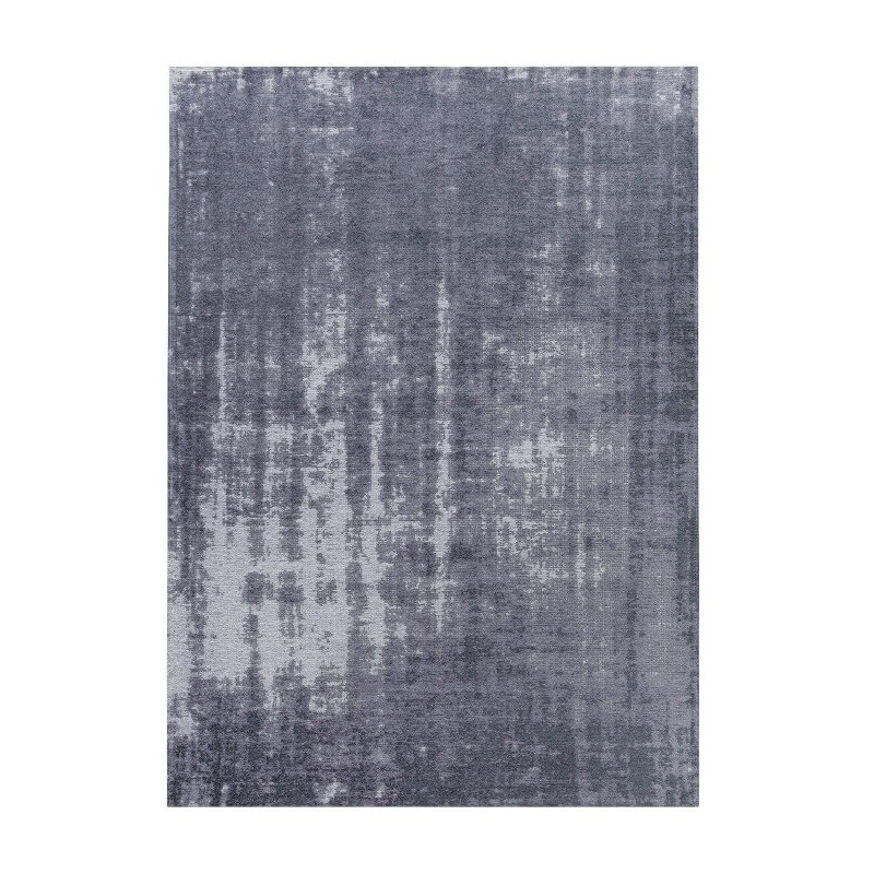 Moderný koberec Soil sivý 160 x 230 cm ľahko čistiteľný