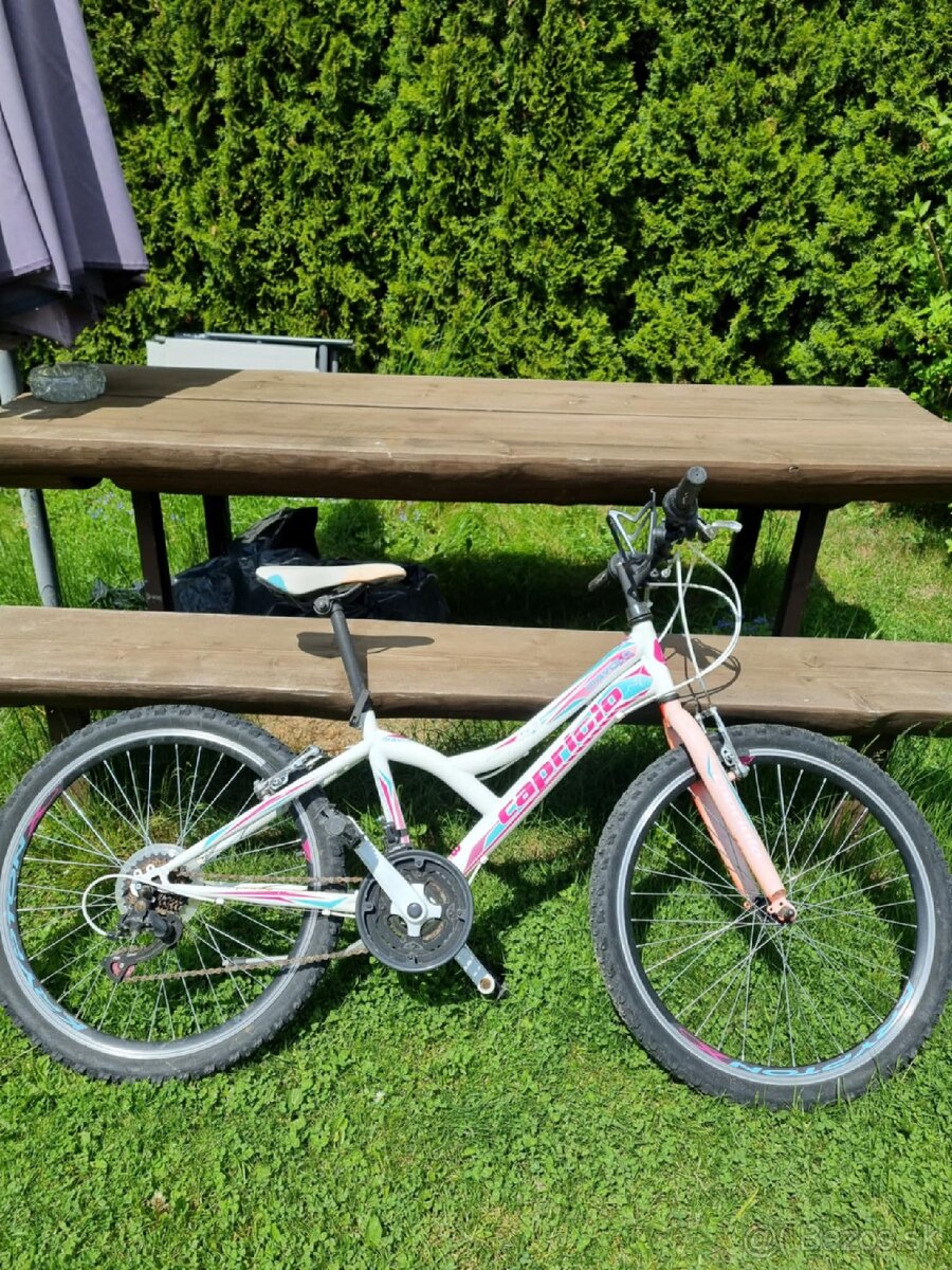 používaný bicykel capriolo s držiakom na flašu