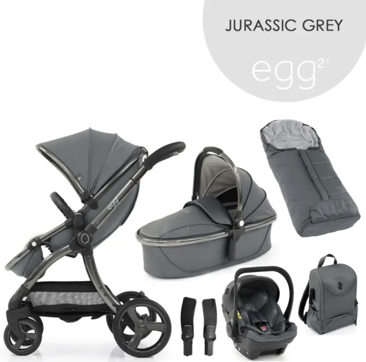 Egg2 Jurassic Grey - trojkombinácia