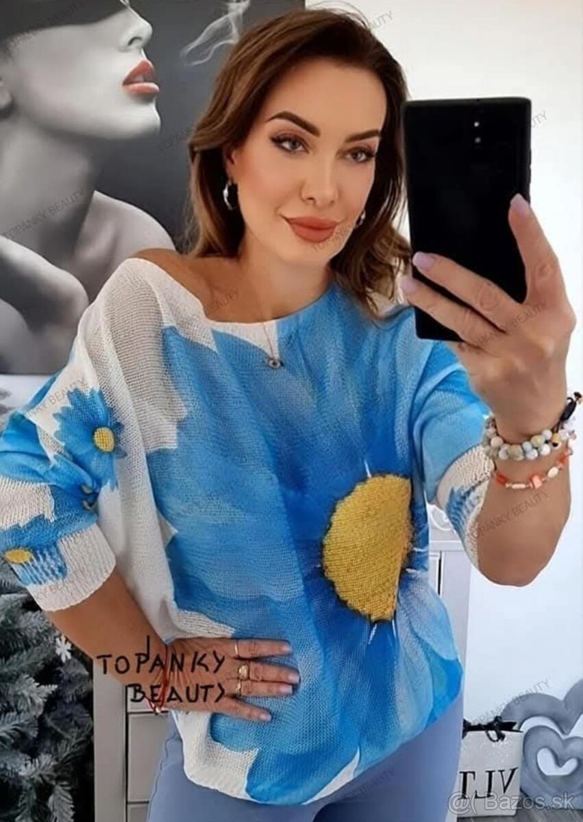 Dámska háčkovaná tunika