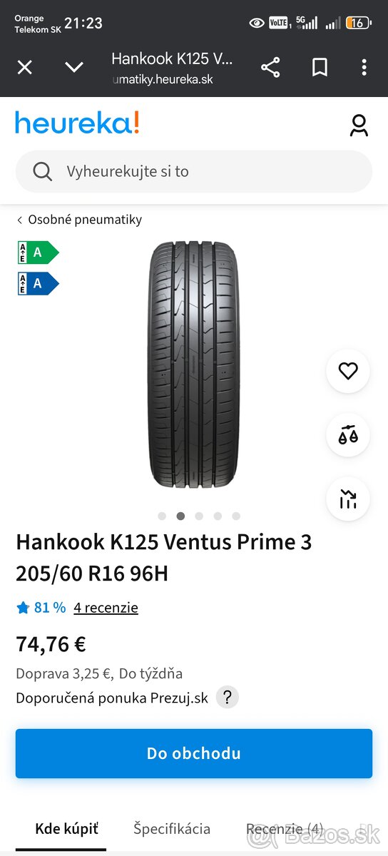 Pneumatiky 205 60R16