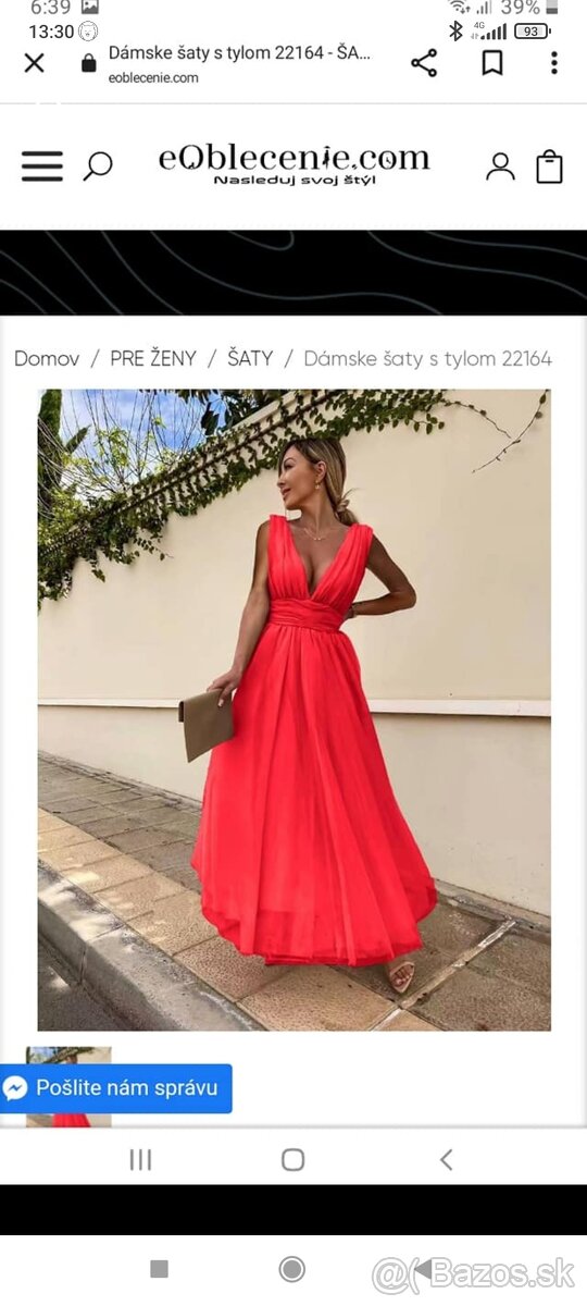 Šaty dlhé M -nove