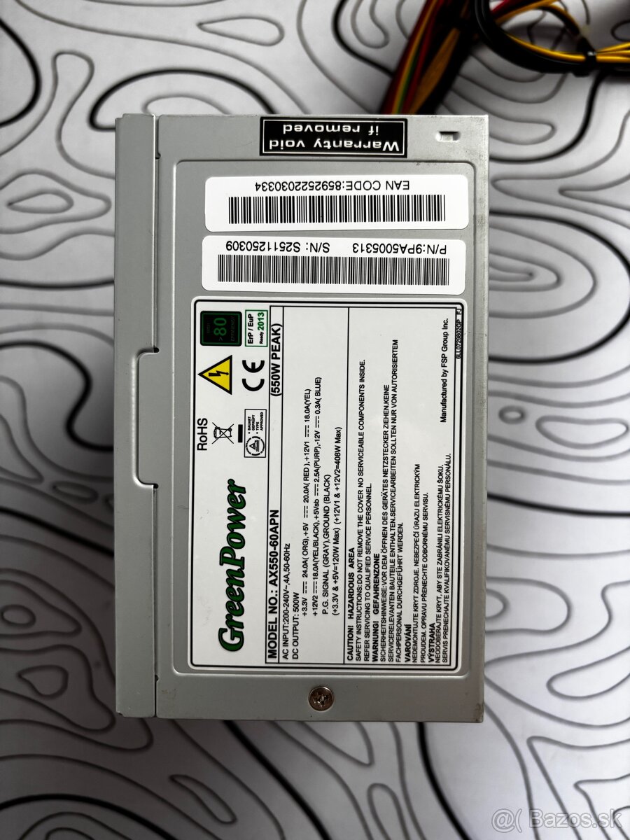 PC zdroj 550w